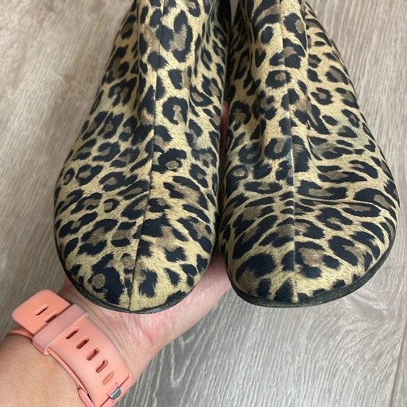 Thierry Rabotin Ella Leopard Vero Cuoio Suede Heel Booties Italian Designer 36.5 - Picture 12 of 15